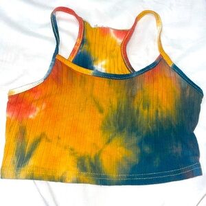 tie die tank top